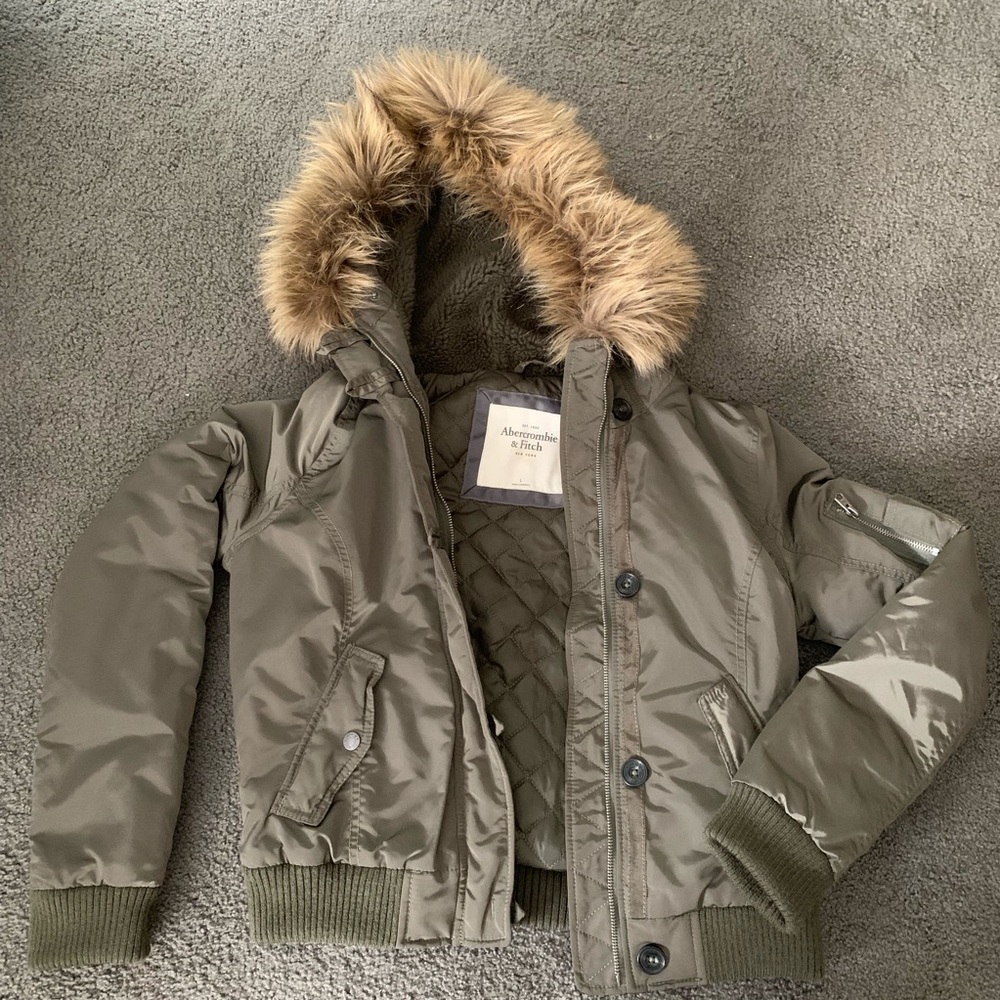 Abercrombie & Fitch Tech Bomber Coat